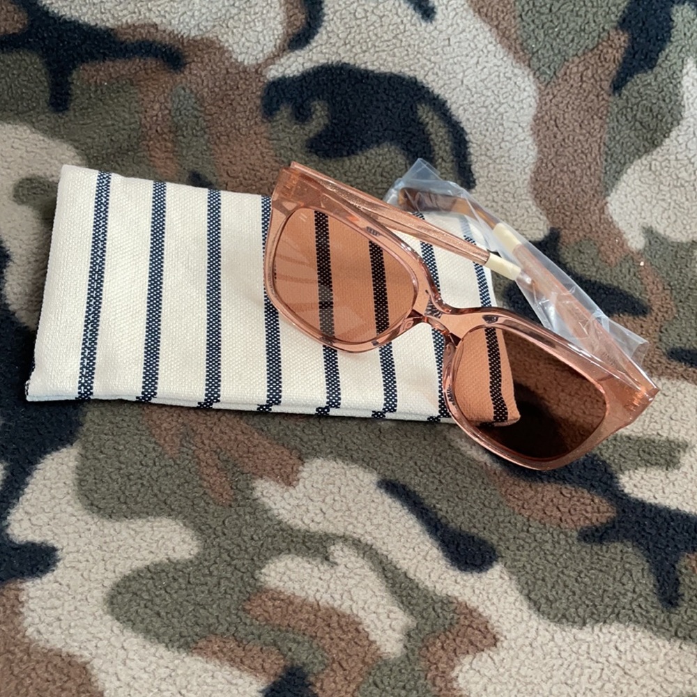 Toms Natasha Metallic Copper Crystal Sunglasses